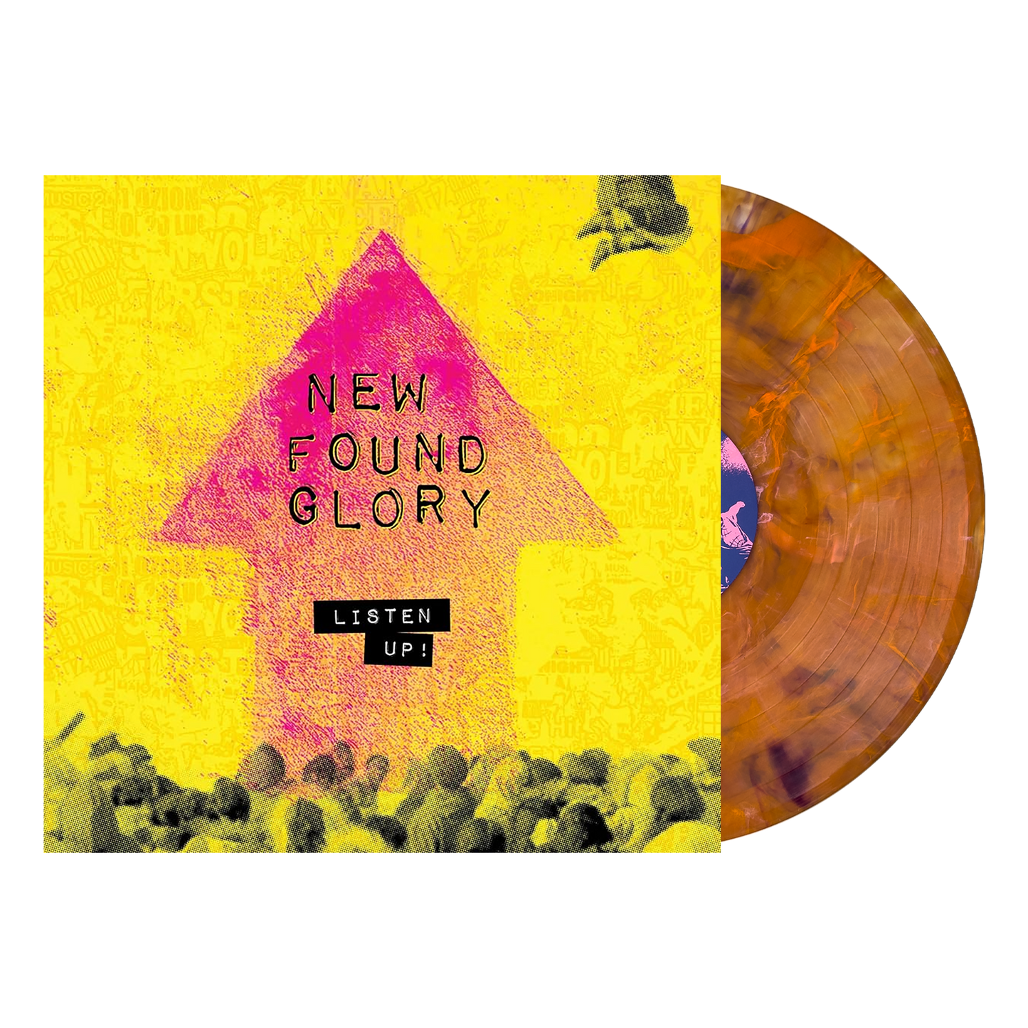 New Found Glory (Listern Up!) Sunset Marble Vinyl